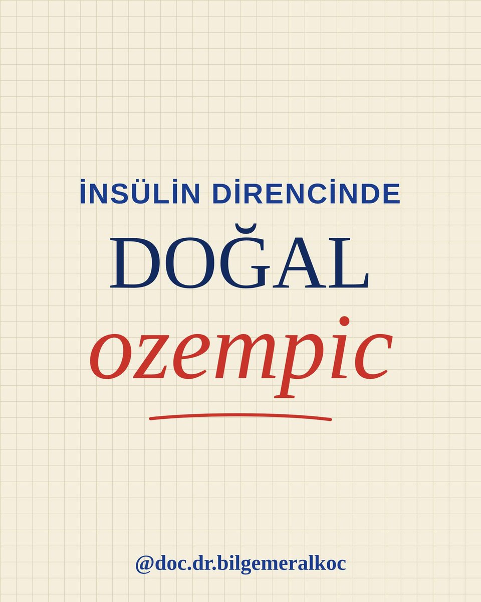İnsülin direncinde doğal ozempic paylaşımı